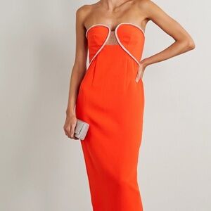 $350 Sherri Hill Orange Dress